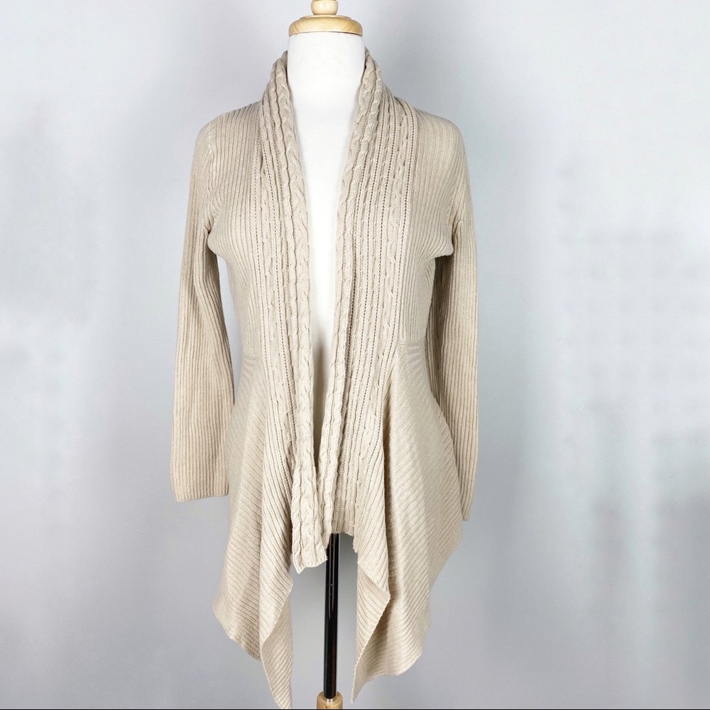 Sonoma Open Front Knit Sweater Cardigan